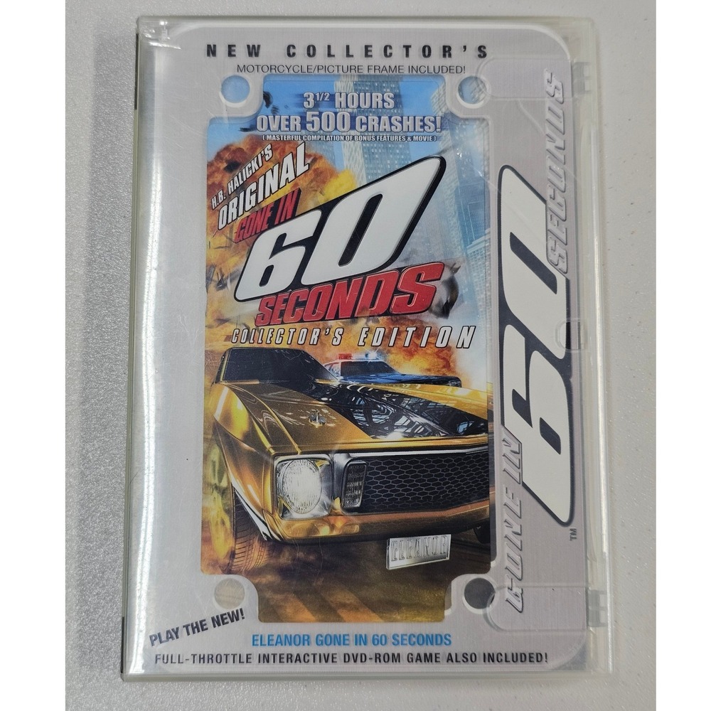HB Halicki Original Gone In 60 Seconds Collectors Edition DVD 1974 Movie Game